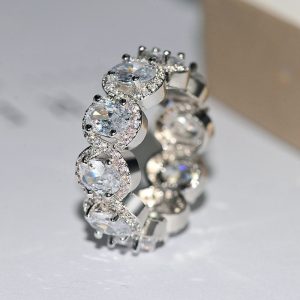Zirconia White Band/ Ring