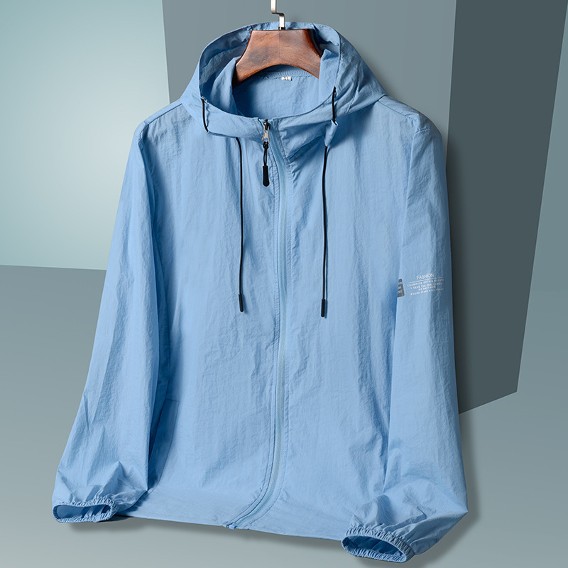 Summer Ice Silk Sun Protection Clothing Men - Image 2